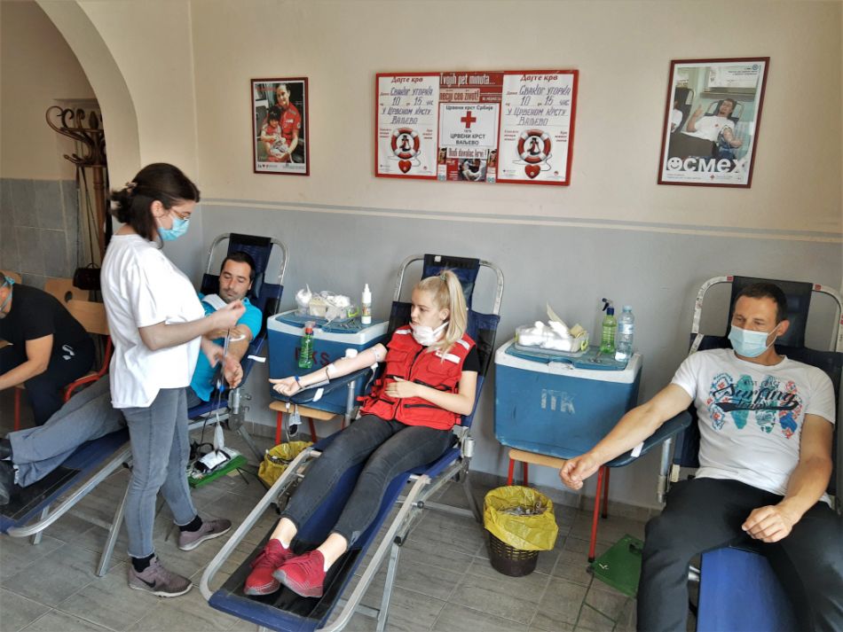 09.06.2020. – Dobrovoljno davanje krvi utorkom u Crvenom krstu Valjevo, ovog utorka na akciju došlo 69 a krv dalo 66 dobrovoljnih davalaca krvi.