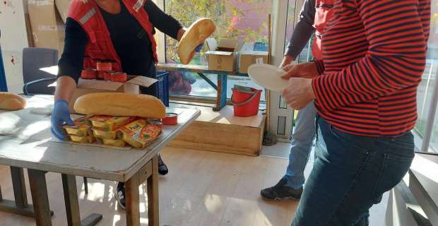 10.11.2022. – Dodatna davanja za 400 korisnika narodne kuhinje Crvenog krsta u Valjevu, uoči neradnih dana, povodom Dana primirja u Prvom svetskom ratu.