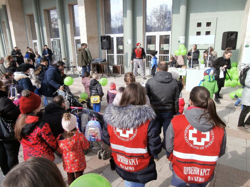 15.02.2019. – Crveni krst Valjevo je, na poziv NURDOR-a, aktivno obeležio Svetski dan dece obolele od raka u okviru kampanje „I ja se borim, a ti?“