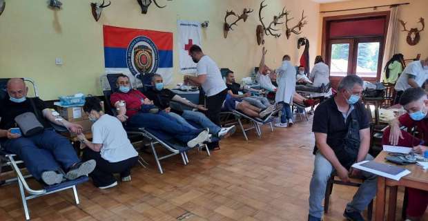 15.06.2021. – Povodom 14.juna Svetskog dana dobrovoljnih davalaca krvi – velika akcija DDK na koju se odazvalo 109 dobrovoljnih davalaca a prikupljene 102 jedinice krvi. 