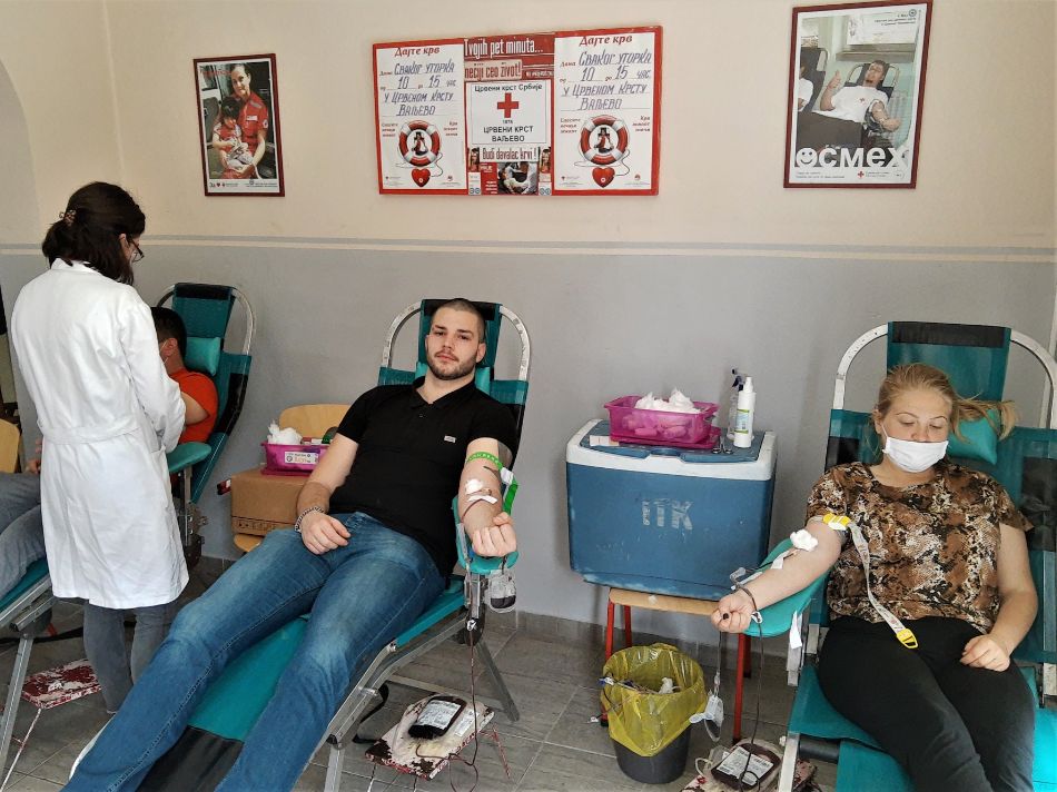 19.05.2020. – Na još jednoj redovnoj akciji davanja krvi utorkom u Crvenom krstu Valjevo