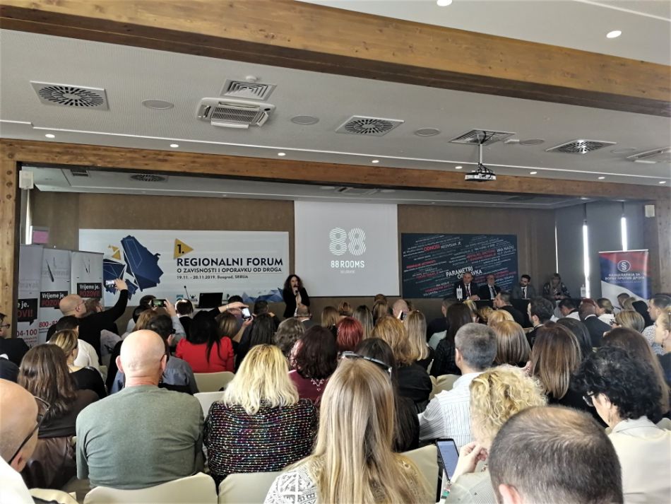 19. i 20.11.2019. – Crveni krst Valjevo na Prvom međunarodnom regionalnom forumu o zavisnosti i oporavku od droga