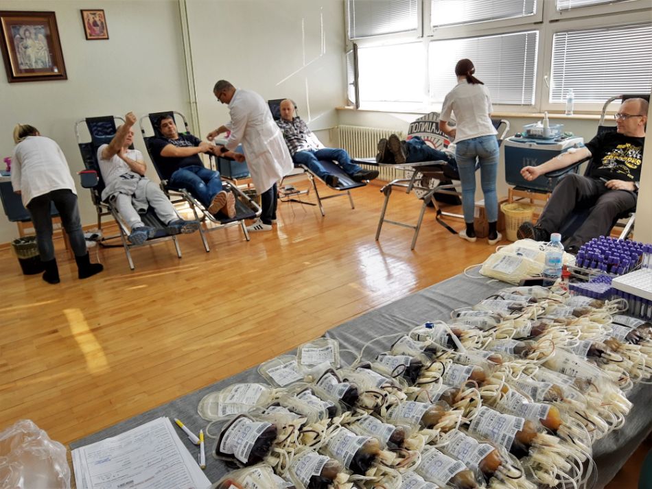 25.01.2020. – Još jedna velika akcija dobrovoljnog davanja krvi u PU Valjevo – 161 lece ponudilo a 144 dalo krv.