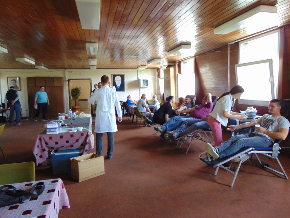 25.04.2019. – Tradicionalna akcija DDK u EPS-u - Elektrodistribuciji Valjevo – krv ponudilo 63 lica a prikupljeno 58 jedinica krvi