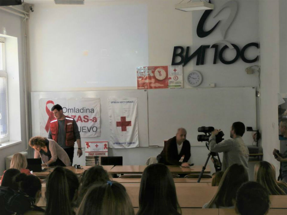 26.04.2017. - Predavanje o reproduktivnom zdravlju za studente VIPOS-a u Valjevu.