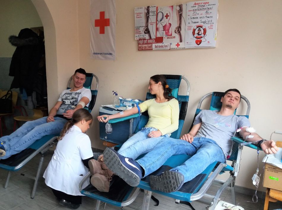 28.02.2019. – IZUZETAN odziv dobrovoljnih davalaca krvi na akcijama CK Valjevo i u FEBRUARU – krv ponudilo 253 davaoca a prikupljeno 220 jedinice krvi